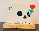 Skull with Rose