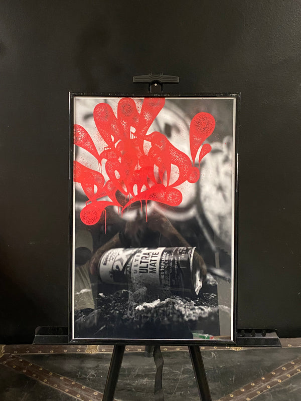Photograph with tag