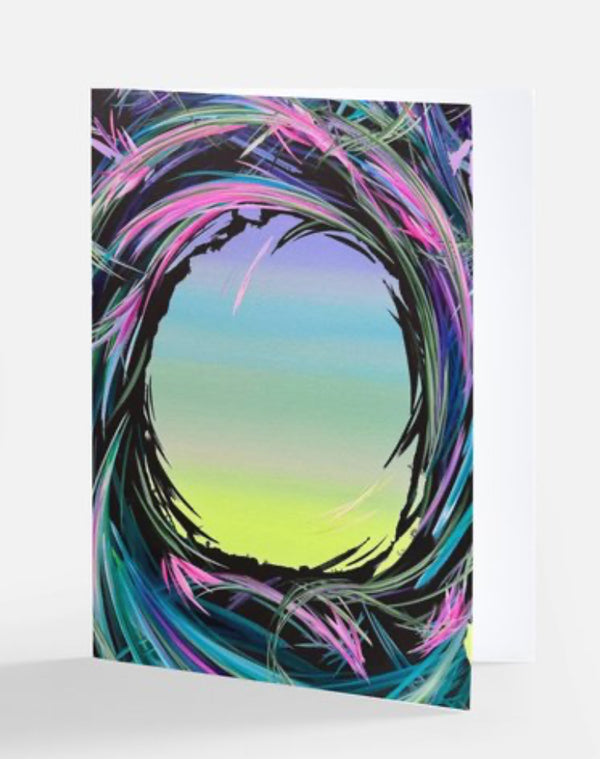Dad, You're No Longer Here...And That May Be The Only Reason I Still Am (Fathersoneday) Art Card