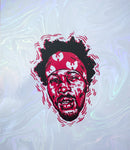 RZA - Red on White Swirl Foil Variant